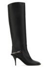Stella Mccartney Ryder 110mm Faux-leather Knee-high Boots In Black