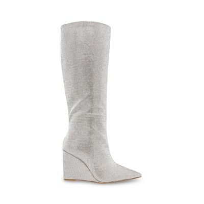 Steve Madden Boots In Silver