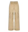 STINE GOYA STINE GOYA  FATUNA BEIGE CARGO TROUSERS