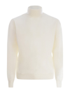 Tagliatore Turtleneck In Virgin Wool In Beige