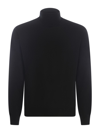 Tagliatore Turtleneck  In Virgin Wool In Black