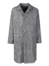 Tagliatore Black Single-breasted Coats In Black