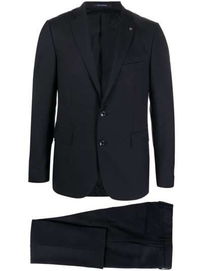 Tagliatore Single Breasted Suit Clothing In Blue
