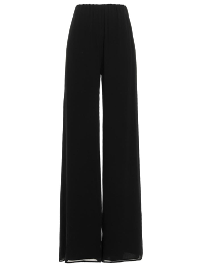The Andamane Georgette Trousers In Black