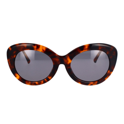 Attico The  Sunglasses In Brown