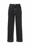 Theory Relaxed Straight Jean In Stretch Denim In Washed Black
