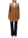 TORY BURCH TORY BURCH COAT WITH LOGO