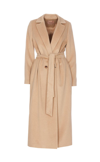 Twinset Wool Coat In Beige