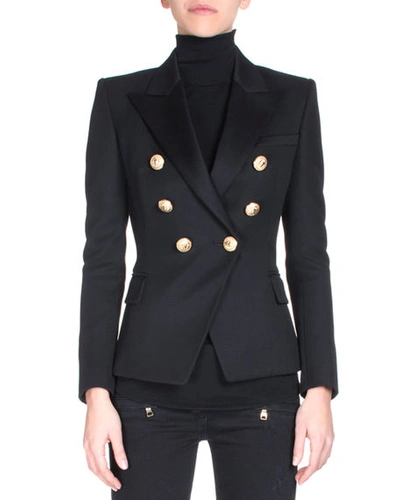 BALMAIN CLASSIC DOUBLE-BREASTED BLAZER,PROD129750076