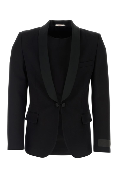 Valentino Garavani Jackets And Vests In Black