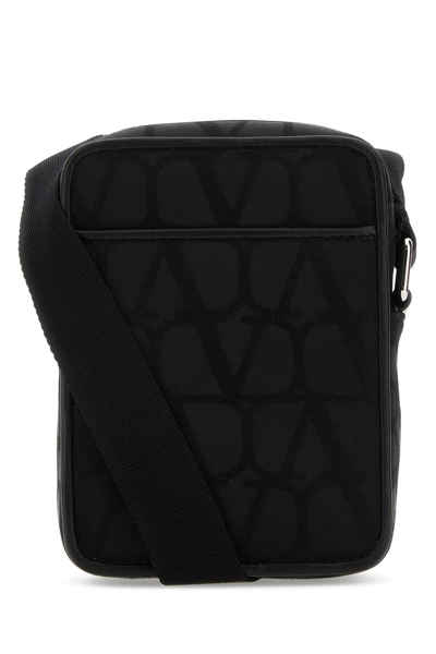 Valentino Garavani Valentino  - Nylon Messenger Bag In Black
