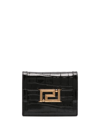 VERSACE VERSACE GRECA GODDESS LEATHER WALLET