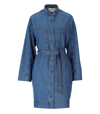 Weekend Max Mara Blue Euro Denim Minidress In Blue