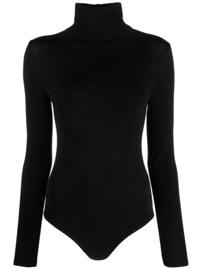 WOLFORD WOLFORD HIGH-NECK LONG-SLEEVE JUMPSUIT