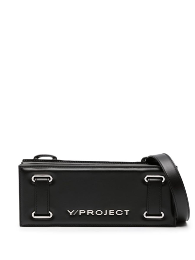 Y/project Mini Accordion Rectangle-shape Bag In Black