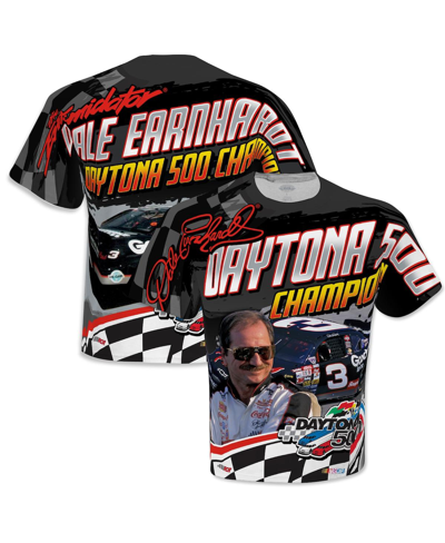Checkered Flag Sports Men's  Black Dale Earnhardt Daytona 500 Champion Legends T-shirt