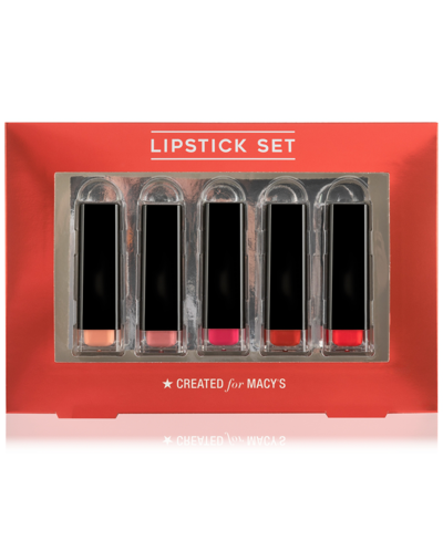 Created For Macy's 5-pc. Lipstick Set,  In Red