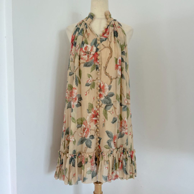 Pre-owned Zimmermann Sleeveless Floral Dress