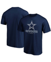 Fanatics Branded Navy Dallas Cowboys Team Lockup T-shirt In Navy