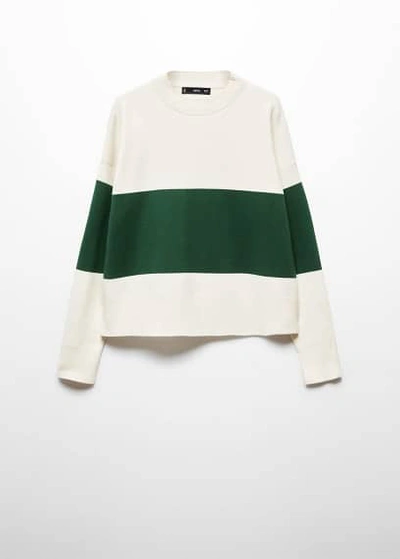 Mango Sweater Green