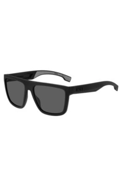 Hugo Boss Black Sunglasses With Branded Temples Men's Eyewear