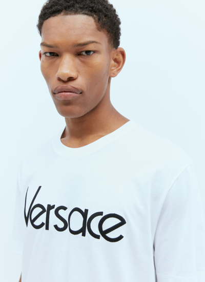 Versace 1978 Re-edition Logo T-shirt In White