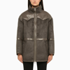 Stand Studio Gray Rylee Faux-shearling Jacket In Grey