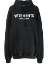 VETEMENTS VETEMENTS LIMITED EDITION LOGO HOODIE CLOTHING
