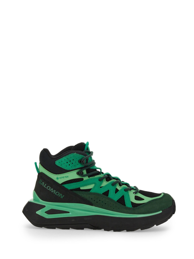 Salomon Odyssey Elmt Mid Gore-tex In Green