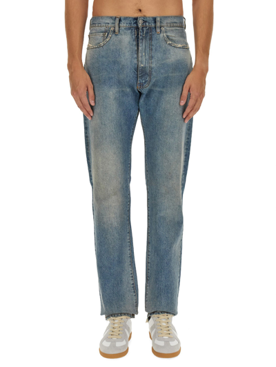 Maison Margiela Distressed Jeans Effect In Denim