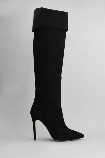 The Seller High Heels Boots In Black Suede
