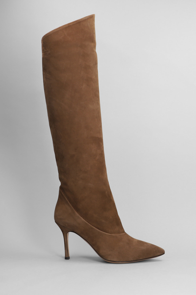 The Seller High Heels Boots In Leather Color Suede