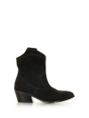 Pedro Garcia Arkansas Black Texan Model Ankle Boot In Nero