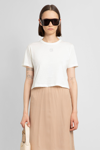 Gucci Cotton Jersey Cropped T-shirt In Sunlight/mix