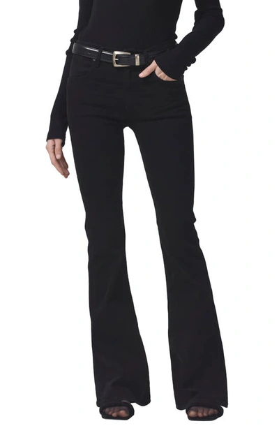 Citizen Of Humanity Isola Flare In Plush Black (black)