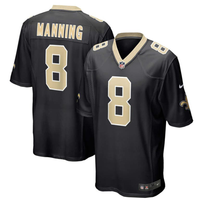 Nike Archie Manning Black New Orleans Saints Retired Player Game Jersey