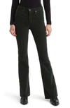 Ag Farrah High Waist Stretch Corduroy Bootcut Pants In Hidden Pine