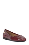 Vince Camuto Minndy Flat In Red Currant
