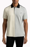 Hypernatural Eclipse Supima® Cotton Blend Polo In White Multi