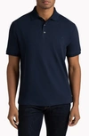 Hypernatural Matterhorn Supima® Cotton Blend Polo In Midnight Navy