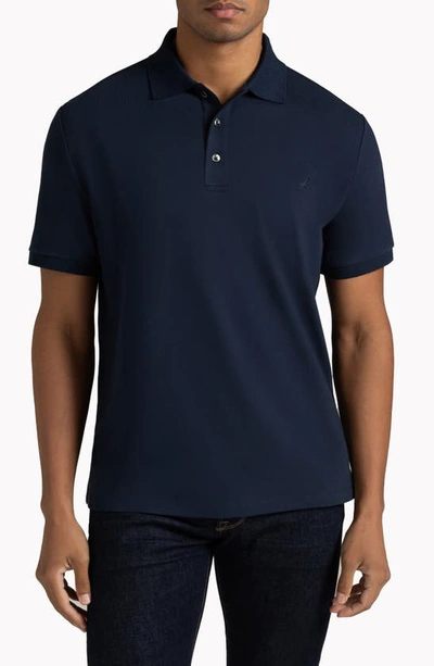 Hypernatural Matterhorn Supima® Cotton Blend Polo In Midnight Navy