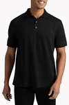 Hypernatural Matterhorn Supima® Cotton Blend Polo In Black Beauty