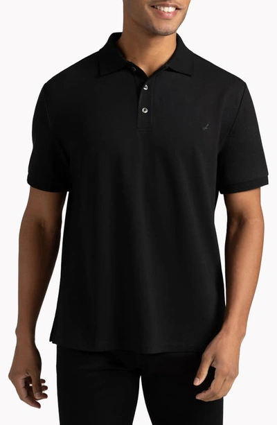 Hypernatural Matterhorn Supima® Cotton Blend Polo In Black Beauty