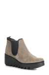 Fly London Byne Wedge Chelsea Boot In 020 Taupe