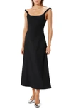Sophie Rue Icon Sleeveless A-line Midi Dress In Black
