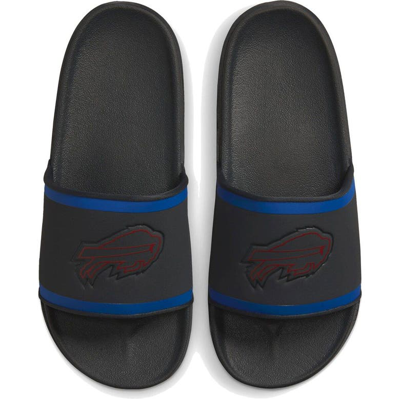 Nike Buffalo Bills Off-court Wordmark Slide Sandals In Grey