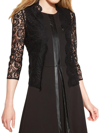 CALVIN KLEIN WOMENS LACE OPEN FRONT CARDIGAN TOP