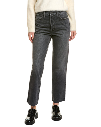 Favorite Daughter The Otto High-rise Boyfriend Ankle Jeans In Black