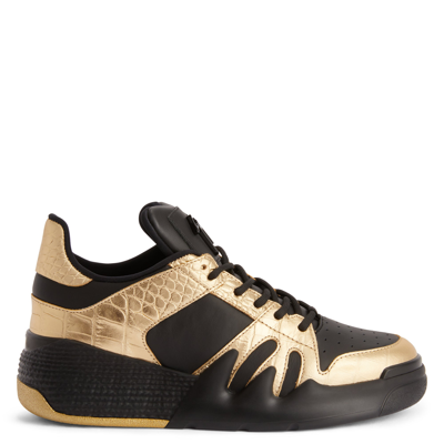 Giuseppe Zanotti Talon Lace-up Trainers In Black