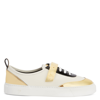 Giuseppe Zanotti Zenas Low-top Sneakers In Beige
